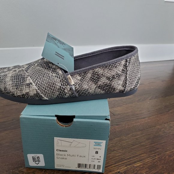Toms Shoes - Toms: Classic: Black Multi Faux Snake